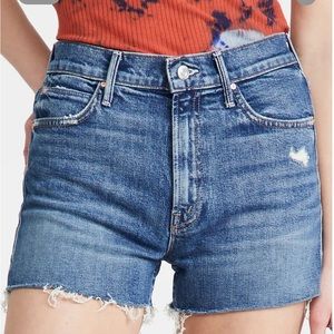 Mother The Dutchie Frayed Shorts